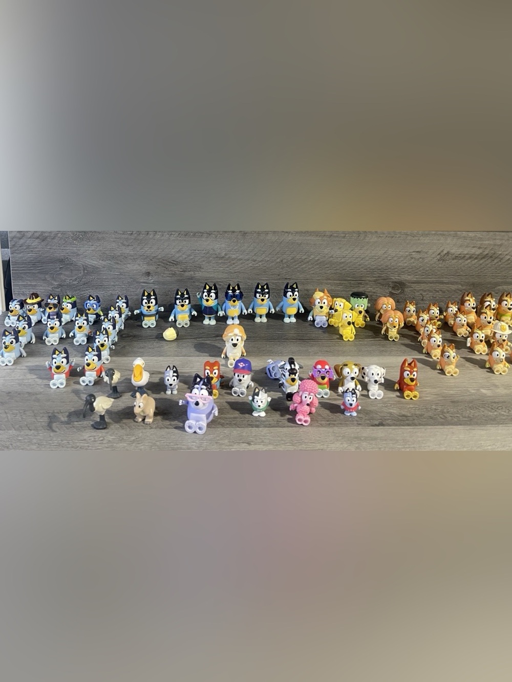 Bluey Figure Lot 60+ Moose Toys Bundle Bluey Bingo Bandit Chilli Friends